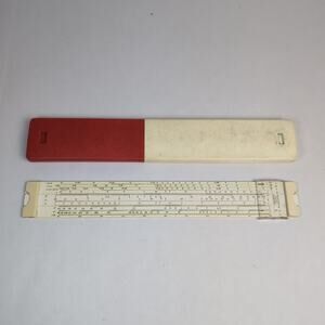 Aristo Scholar 0903 Slide Rule With Storage Case Made In Germany Engineering
